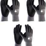 3 Pairs Set Pack MaxiFlex ATG 34-874 Gloves Nitrile Micro-Foam Grip Palm & Fingers - Excellent grip and abrasion resistance