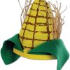 Beistle 60674 Plush Corn Cob Hat, multicolor, adult