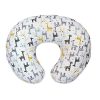 Boppy Nursing Pillow Cover—Original | Gray Gold Giraffes | Cotton Blend Fabric | Fits Boppy Bare Naked, Original and Luxe Breastfeeding Pillow | Awake Time Only