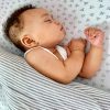 Burt's Bees Baby - Honeybee Print Fitted Crib Sheet, 100% Organic Crib Sheet for Standard Crib and Toddler Mattresses (Heather Grey) - Image 3