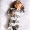 Burt's Bees Baby - Honeybee Print Fitted Crib Sheet, 100% Organic Crib Sheet for Standard Crib and Toddler Mattresses (Heather Grey) - Image 2
