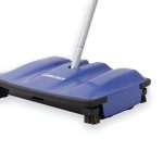 Carlisle 3640014 Duo-Sweeper ABS Multi-Surface Floor Sweeper, 1/2" Length Brush, 8" Length x 12" Width x 2-1/2" Height, Blue
