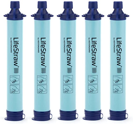 LifeStraw Personal Water Filter for Hiking, Camping, Travel, and Survival 