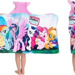My Little Pony Bath/Pool/Beach Soft Cotton Terry Hooded Towel Wrap, 24 in x 50 in, By Franco Kids