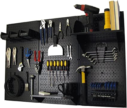 Ultrawall Pegboard Wall Organizer, 48X 36 inch for Garage Storage with  Hooks, Storage Bins, Tool Panel Organizer