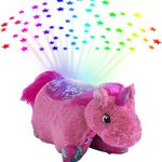 Pillow Pets Colorful Pink Unicorn Sleeptime Lite Plush