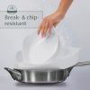 Rubbermaid Glass Baking Dishes for Oven, Casserole Dish Bakeware, DuraLite 12-Piece Set, White (with Lids) - Image 4