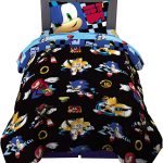 Sonic the Hedgehog Anime Kids Super Soft Comforter and Sheet Set, 4 Piece Twin Size by Franco